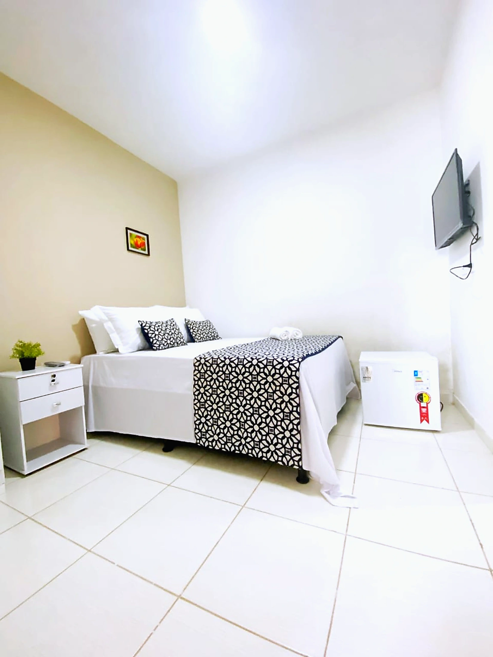 Quarto 1 — visão geral da suíte